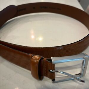 Johnston & Murphy Men’s Micro-perforated Tan Belt